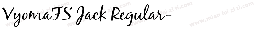 VyomaFS Jack Regular字体转换